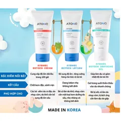 Tắm gội / dưỡng ẩm mini size Atono2 Hàn Quốc cho bé từ 0m+