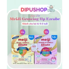 Sữa Công Thức Meiji Ezcube Nhập Khẩu Nhật Phát Triển Trí Não Cho Bé 0-3 Tuổi