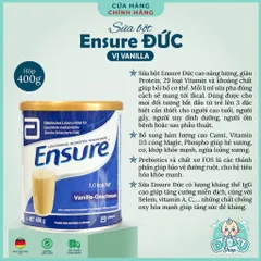 Sữa ens Đức ENSURE VANILLE