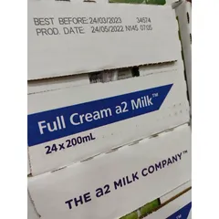Thùng 24 Hộp Sữa Tươi A2 Full Cream 200ml
