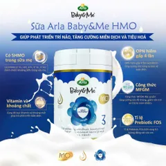 Sữa Arla Baby&Me Organic đạm A2 và HMO cao cấp từ Đan Mạch