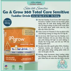 Sữa Bột Similac Go Grow Sensitive Mỹ Cho Bé Hay Nôn Trớ Dễ Tiêu Hóa 1 tới 3 tuổi