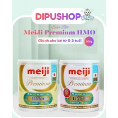 Sữa Meiji Premium Nhập Khẩu Nhật Bổ Sung HMO DHA Tăng Đề Kháng Cho Bé 0-3 Tuổi