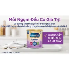 825g Sữa Enfagrow Premium Gentlease Tím 825g cho bé 1-3 tuổi đầy hơi khó tiêu
