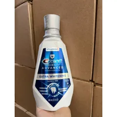 Nước Súc Miệng Crest 3D không cồn thơm miệng dài lâu sạch sâu răng