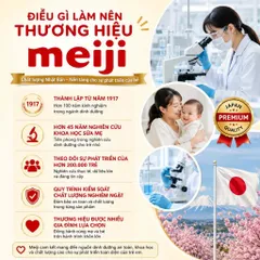 800g Sữa Meiji Infant & Growing Up Formula Nhập Khẩu Nhật Bổ Sung HMO Tăng Đề Kháng Cho Bé 0-3 Tuổi