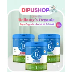 800g [HÀNG CÔNG TY] Sữa Bellamy Organic Đạm A1 8HMO Úc - Phát Triển Toàn Diện Cho Bé Chính Hãng