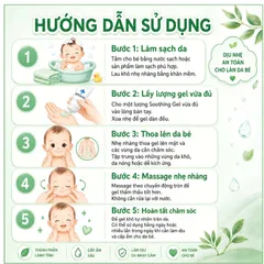 Soothing Gel ATONO2 Hàn Quốc, làm dịu mát tức thì làn da của bé, an toàn cho da nhạy cảm 160g
