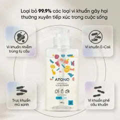 CHAI Nước Rửa Bình Sữa, Chén Bát Và Rau Củ Quả Thuần Chay Atono2 460ml