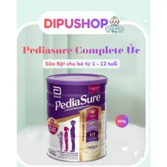 850g Sữa Bột PediaSure Úc Nắp Tím Vani Bé Biếng Ăn Tăng Cân Thấp Còi 1-10 Tuổi