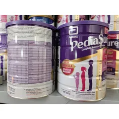 850g Sữa Bột PediaSure Úc Nắp Tím Vani Bé Biếng Ăn Tăng Cân Thấp Còi 1-10 Tuổi