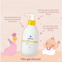 Sữa tắm gội 2in1 Atono2 Hàn Quốc cho bé từ sơ sinh -