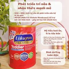 [DATE 05/2027] 1.04kg Sữa Bột Enfagrow Premium Toddler 1-3 Tuổi Mỹ trí não tăng cân