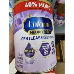 Sữa Enfamil Neuro Pro Gentlease chống đầy hơi nôn trớ cho bé từ 0 đến 12 tháng 777g