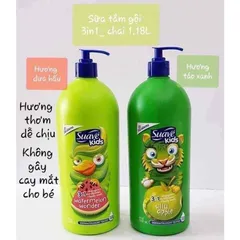 Sữa tắm gội Suave Kids 3 IN 1 1.18L