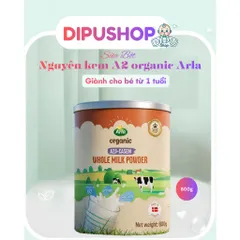 800g Sữa Bột Nguyên Kem A2 Organic Arla Đan Mạch Cho Bé 1 Tuổi
