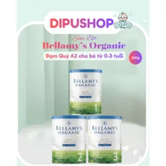 350g Sữa Bellamy Organic A2 Úc - Đạm A2 Dễ Tiêu Hóa HMO Cho Bé 0-3 Tuổi Chính Hãng