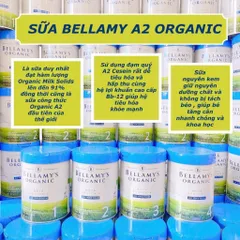 800g Sữa Bellamy Organic A2 Úc - Đạm A2 HMO Phát Triển Toàn Diện Chính Hãng