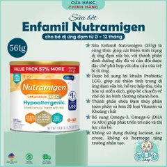 Sữa Nutramigen cho bé dị ứng đạm bò đủ size