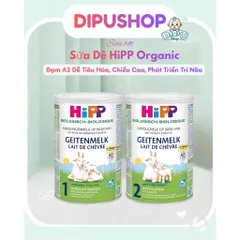 Chính Hãng Đức Sữa Dê HiPP Organic Số 1,2 400g Đạm A2 Dễ Tiêu Hóa, Chiều Cao, Phát Triển Trí Não