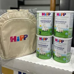 Chính Hãng Đức Sữa Dê HiPP Organic Số 1,2 400g Đạm A2 Dễ Tiêu Hóa, Chiều Cao, Phát Triển Trí Não