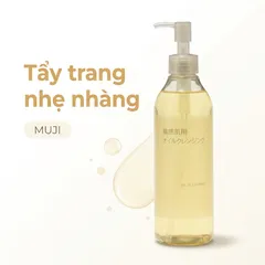 Dầu Tẩy Trang Muji Mild Cleansing Oil 300ml - Nhẹ Dịu Cho Da Nhạy Cảm, Làm Sạch Sâu, Nhũ Hóa Dễ Dàng