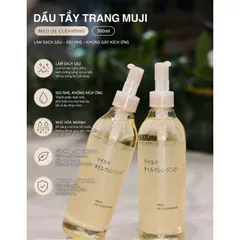 Dầu Tẩy Trang Muji Mild Cleansing Oil 300ml - Nhẹ Dịu Cho Da Nhạy Cảm, Làm Sạch Sâu, Nhũ Hóa Dễ Dàng