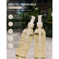 Dầu Tẩy Trang Muji Mild Cleansing Oil 300ml - Nhẹ Dịu Cho Da Nhạy Cảm, Làm Sạch Sâu, Nhũ Hóa Dễ Dàng 388800
