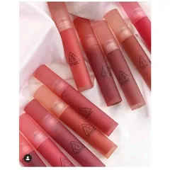 Son Kem Nhung Lì 3CE Mềm Mịn 4g - Chất Gel Water Tint Mờ Lì Tự Nhiên, Dưỡng Ẩm Môi, Hiệu Ứng Blur Mịn Màng, Phù Hợp Mọi Tông Da