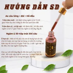 Hương liệu Trắm Đen Thần Dụ siêu dụ trắm đen
