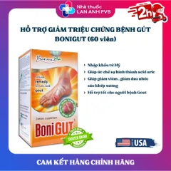 BONIGUT (Hàng nhập khẩu) - Viên uống hỗ trợ tốt cho người bệnhh gút.