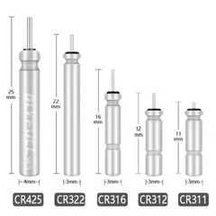 pin CR316 sử dụng liên tục 60-80h chuyên dụng cho phao tiểu phụng tiên kích thước 16*3