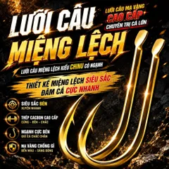 móc câu vếch có ngạnh siêu nhẹ chuyên câu trắm cỏ chép cũ  móc ngô đánh hố đấu chuyên dụng