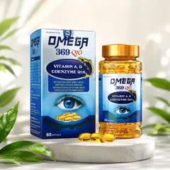 Hỗ trợ giảm khô mắt mỏ mắt Omega 369 Q10 Trường Đại Hưng (C/60v)