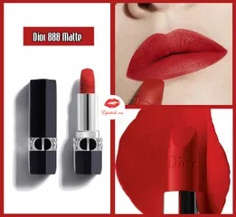 SON D 888 STRONG RED VELVET 3,5g fullsize- MÀU ĐỎ CAM