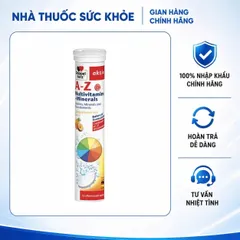 Viên Sủi Vitamin Khoáng Chất A-Z Fizz Doppelherz Đức - Hỗ Trợ Năng Lượng và Tăng Cường Đề Kháng, 13 Viên Sủi Nhập Khẩu
