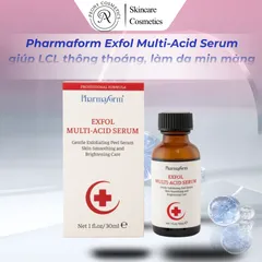 Pharmaform Exfol Multi-Acid Serum 30ml tẩy tế bào cũ  làm thông thoáng lỗ chân lông, làm da mịn màng hơn