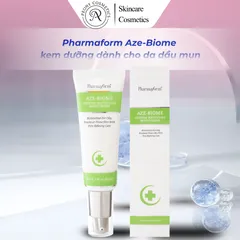 Pharmaform Aze-Biome Defense Mattifying Moisturizer kem dưỡng dành cho da dầu mụn