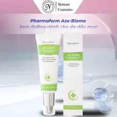 Pharmaform Aze-Biome Defense Mattifying Moisturizer kem dưỡng dành cho da dầu mụn