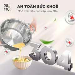 Bộ Nồi Inox 304 Cao Cấp Gume Classic GM-3566