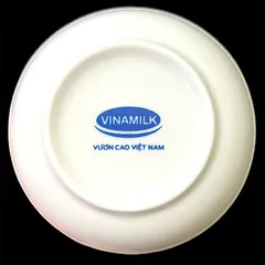 Bộ 2 chén đĩa men sứ trắng cao cấp Vinamilk loại 10 cm - Hàng khuyến mãi - Mã số 1008 803542
