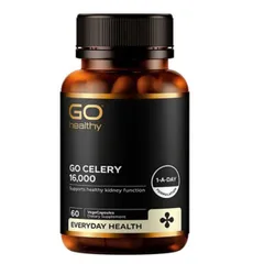 Go Healthy Go Celery 16000 1-A-DAY |60 viên| Cải thiện hội chứng Gút chuyên sâu - Giảm Acid Uric & Kháng viêm khớp [S/P nội địa NZ không tem]
