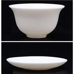 Bộ 2 chén đĩa men sứ trắng cao cấp Vinamilk loại 10 cm - Hàng khuyến mãi - Mã số 1008 803811