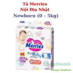 Tã/Bỉm Merries Nội Địa Nhật (Dán & Quần) – Êm Ái, Siêu Thoáng Khí, Ngừa Hăm Hiệu Quả Cho Bé Nhạy Cảm 803976