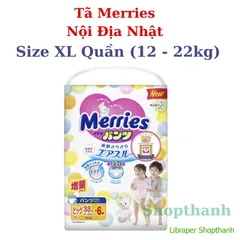 Tã/Bỉm Merries Nội Địa Nhật (Dán & Quần) – Êm Ái, Siêu Thoáng Khí, Ngừa Hăm Hiệu Quả Cho Bé Nhạy Cảm 803976