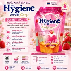 Nước xả vải đậm đặc Hygiene - làm mềm vải lưu hương lâu, giữ màu giảm xù 1000ml - Thái Lan