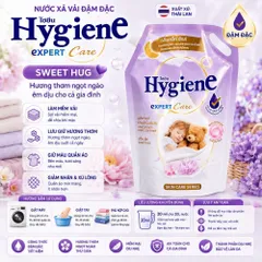 Nước xả vải đậm đặc Hygiene - làm mềm vải lưu hương lâu, giữ màu giảm xù 1000ml - Thái Lan