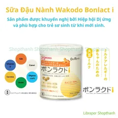 Sữa Wakodo Bonlact-i Nhật Bản 330g | Sữa Đậu Nành Cho Trẻ Dị Ứng Đạm Bò – Không Lactose, Dễ Hấp Thu 803975