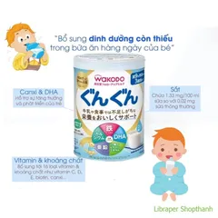 Sữa Bột Wakodo Số 9 Nhật Bản 830g | Cho Bé 9–36 Tháng – Dinh Dưỡng Cân Bằng, Thanh Nhẹ, Dễ Tiêu 803983