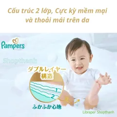 Pampers Premium Nội Địa Nhật – Siêu Mềm, Siêu Mỏng, Dịu Êm Cho Da Nhạy Cảm, Khô Thoáng Cho Bé 803986